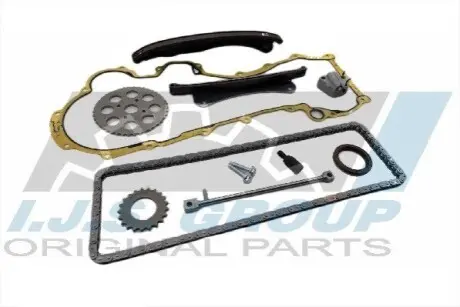 Комплект цепи ГРМ Fiat Doblo 1.3 D Multijet/JTD 16V, 04- (полный к-кт) IJS GROUP 401015VFK1