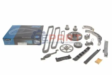 Комплект ланцюга ГРМ Nissan X-Trail 2.2dCi 01-13 (ланцюг, натяжник, шестерня)(+ к-кт цепи насоса мас.) IJS GROUP 401062FK