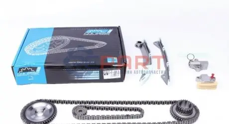 Фото Комплект ланцюга ГРМ Nissan Qashqai 2.0i 07- (ланцюг, натяжник, шестерня,к-кт ланцюга насосу масляного) IJS GROUP (401220FK) зображення 1