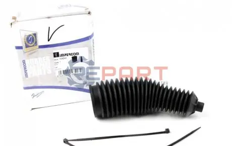 Фото 1 — Пыльник рулевой рейки Citroen Jumper/Fiat Ducato/Peugeot Boxer 2.2-2.3HDi 06- (с хомутами) IMPERGOM (33424A) Фото Пыльник рулевой рейки Citroen Jumper/Fiat Ducato/Peugeot Boxer 2.2-2.3HDi 06- (с хомутами) IMPERGOM (33424A) изображение 1