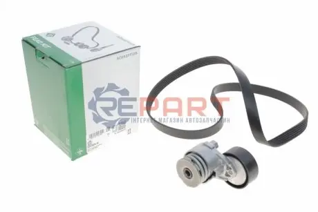 Комплект ременя генератора Renault Kangoo 1.5dCi 08- (6PK1203) INA 529000910 Купити в Україні