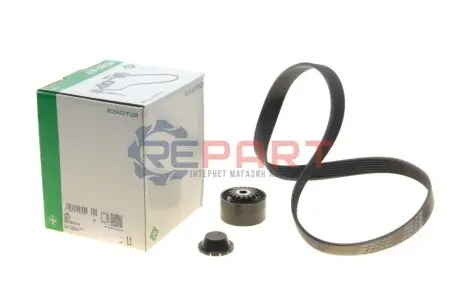 Комплект поликлинових ременів (з роликами) RENAULT CLIO III, CLIO IV, MODUS, TWINGO II, WIND 1.2/1.2ALK/1.2LPG 12.04-08.21 INA 529 0016 10 Купити в Україні