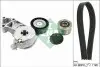 Комплект ременя генератора Audi A3/Seat Leon/Skoda Octavia/VW Caddy 1.4-2.0LPG 95-15 INA (529002210) зображення 1