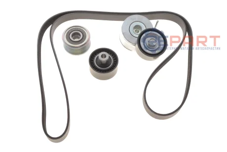 Комплект ремня генератора Citroen Berlingo/Jumpy/Peugeot Expert/Partner 1.6 HDI 05-16 INA 529 0046 21