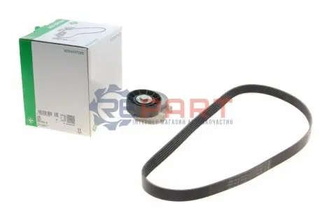 Комплект ременя генератора Citroen Jumpy/Fiat Scudo/Peugeot Expert 2.0HDi 04- (6PK1218) INA 529 0105 10 Купити в Україні
