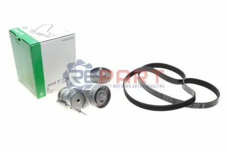 Комплект поликлинових ременів (з роликами) SEAT LEON, TOLEDO II SKODA OCTAVIA I VW BORA, BORA I, GOLF IV 1.4/1.6 09.96-12.10 INA 529 0108 10 Купити в Україні