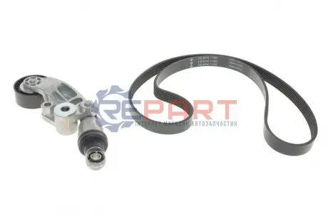 Комплект поліклинового ременя (із натягувачем) MAZDA 3, 6, CX-5 2.2D 04.12 INA 529011910 Купити в Україні