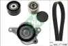 Фото Комплект ременя генератора Renault Megane II/III 2.0 dCi 05- (7PK1705) INA (529013310) зображення 1