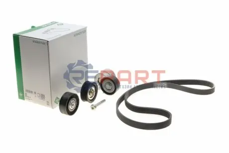 Комплект поликлинових ременів (з роликами) OPEL ASTRA H, ASTRA H GTC, ZAFIRA B 1.9D 04.04-04.15 INA 529 0190 10 Купити в Україні