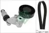 Комплект поликлинових ременів (з роликами) OPEL ASTRA G, ZAFIRA A 2.0D/2.2D 02.98-10.05 INA (529020110) зображення 1
