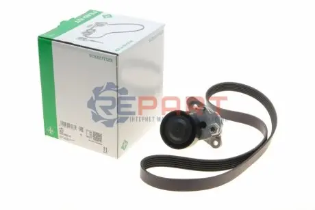 Комплект поликлинових ременів (з роликами) SEAT IBIZA IV, IBIZA IV SC, IBIZA IV ST, IBIZA V, MII SKODA CITIGO, FABIA III, FABIA IV, KAMIQ, KODIAQ I, OCTAVIA III, RAPID, SCALA, YETI 1.0-1.6 08.11 INA 529 0208 10 Купити в Україні