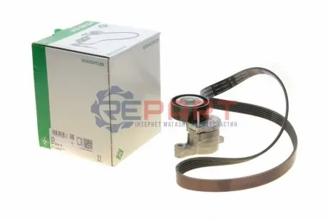 Комплект поликлинових ременів (з роликами) AUDI A1 SEAT IBIZA IV, IBIZA IV SC, IBIZA IV ST, TOLEDO IV SKODA FABIA III, RAPID VW POLO, POLO V 1.4D 02.14-12.22 INA 529023510 Купити в Україні