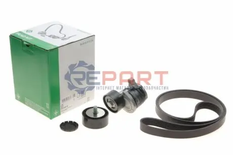 Комплект ременя генератора MB C-class (W205) 14-18 OM651 (6PK1640) INA 529 0238 10