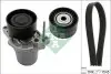 Комплект поликлинових ременів (з роликами) MERCEDES C (W205), C T-MODEL (S205) 1.6D 05.14-05.18 INA 529024810
