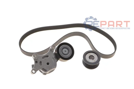 Комплект ременя генератора Ford Transit Connect 1.6 TDCi 13- (6PK975) INA 529 0261 24