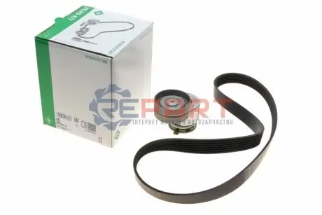 Комплект поликлинових ременів (з роликами) RENAULT CLIO III 2.0 02.06-12.14 INA 529028310