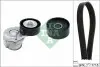 Комплект поликлинових ременів (з роликами) CHEVROLET CRUZE OPEL ASTRA J, ASTRA J GTC, CORSA D, MERIVA B 1.7D 09.09 INA (529 0312 10) зображення 1