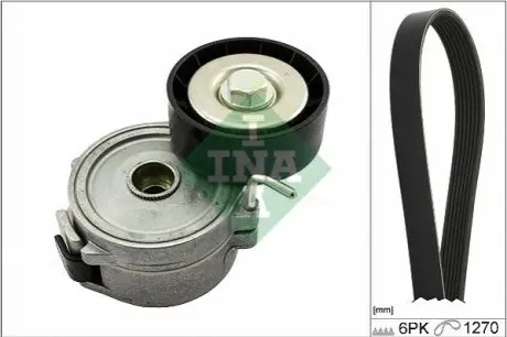 Комплект поликлинових ременів (з роликами) FORD C-MAX II, FOCUS III, GALAXY III, GRAND C-MAX, KUGA II, MONDEO V, S-MAX FORD USA EDGE 2.0D 09.14 INA 529031510