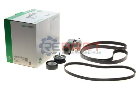 Комплект поликлинових ременів (з роликами) CITROEN JUMPER III FORD TRANSIT, TRANSIT TOURNEO PEUGEOT BOXER 2.2D 04.06 INA 529032210 Купити в Україні