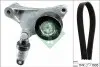 Комплект поліклинового ременя (із натягувачем) TOYOTA AVENSIS, CALD, CAMRY, HARRIER, OPA, RAV 4 II, SOLARA 2.0/2.4 05.00-11.08 INA (529037310) зображення 1