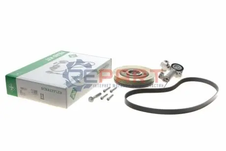 Комплект ремня генератора Volvo S60/S80/S90/V40/V60/V70/V90/XC40/XC60/XC70/XC90 13- (6PK1180) INA 529 0374 20 Купить в Украине