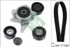 Комплект поликлинових ременів (з роликами) LEXUS IS II TOYOTA AURIS, AVENSIS, COROLLA, RAV 4 III, VERSO 2.0D/2.2D 08.05-10.18 INA (529040110) зображення 1