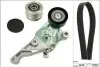 Комплект поликлинових ременів (з роликами) AUDI A3 FORD GALAXY I SEAT ALTEA, ALTEA XL, IBIZA IV, IBIZA IV SC, LEON, TOLEDO III SKODA OCTAVIA II, SUPERB II VW CADDY III 1.9D/2.0D 03.95-05.11 INA (529 0469 20) зображення 1
