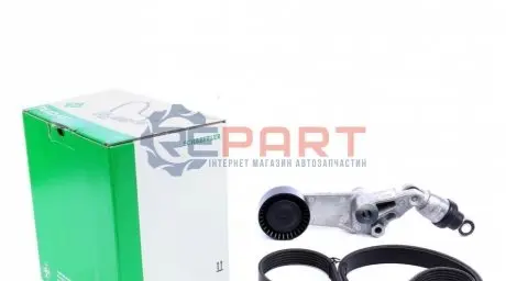 Комплект ремня генератора Toyota Corolla 1.4VVT- i/1.6VVT- i, 08/00 - 03/08, (6PK 1693) INA 529047310 Купить в Украине