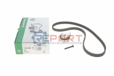 Комплект ГРМ (ремінь + ролик) CHEVROLET AVEO / KALOS, CORSA, LANOS DAEWOO 1.5I, CIELO, CIELO LOAD RUNNER, KALOS, LANOS, NEXIA FSO LANOS OPEL ASTRA F, ASTRA F CLASSIC, ASTRA G 1.2-2.0D 09.84 INA 530000410 Купити в Україні