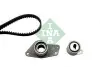 Комплект ГРМ (ремінь + ролик) RENAULT 19 I, 19 I CHAMADE, 19 II, 19 II CHAMADE, CLIO I, MEGANE I, MEGANE I COACH, SPORT SPIDER 1.8/2.0 06.89-08.03 INA (530004110) зображення 1