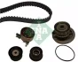 Комплект ГРМ (ремінь + ролик + водяний насос) CHEVROLET ASTRA, EPICA, EVANDA, LACETTI, NUBIRA, REZZO, ZAFIRA DAEWOO EVANDA, LEGANZA, NUBIRA, PRINCE, TACUMA / REZZO 1.8/1.8LPG/2.0 08.92 INA (530004930) зображення 2