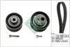 Комплект ГРМ (ремінь + ролик) CITROEN SAXO, XSARA PICASSO PEUGEOT 106 II, 206, 208 II, 306 1.6 06.94 INA (530 0055 10) зображення 1