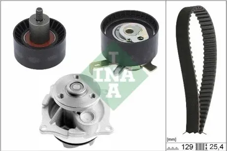 Комплект ГРМ (ремінь + ролик + водяний насос) FORD COUGAR, FOCUS I, MONDEO II, TOURNEO CONNECT, TRANSIT CONNECT 1.6-2.0 08.96-12.13 INA 530 0066 30