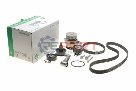 Комплект ГРМ (ремінь + ролик + водяний насос) AUDI A2 SEAT LEON, TOLEDO II VW BORA, BORA I, GOLF IV, LUPO I, POLO, POLO III 1.6 09.98-06.06 INA 530008930 Купити в Україні