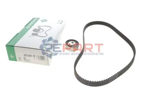 Комплект ГРМ (ремінь + ролик) CHEVROLET ASTRA, ZAFIRA OPEL ASTRA F, CALIBRA A, CORSA B, FRONTERA A SPORT, KADETT D, KADETT E, OMEGA A, OMEGA B, TIGRA, VECTRA A, VECTRA B 1.4-2.0 02.83-12.11 INA 530014710 Купити в Україні