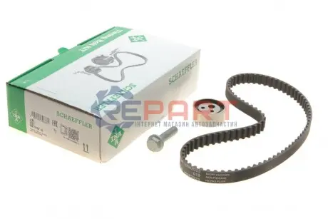 Комплект ГРМ (ремінь + ролик) NISSAN KUBISTAR RENAULT CLIO I, CLIO II, KANGOO, KANGOO EXPRESS, TWINGO I, TWINGO II 1.0/1.2/1.2LPG 01.96 INA 530018210 Купити в Україні