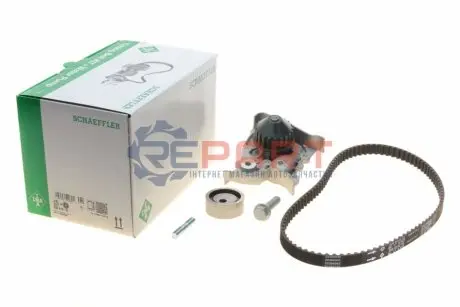 Комплект ГРМ (ремінь + ролик + водяний насос) DACIA SOLENZA, SUPERNOVA RENAULT CLIO II, KANGOO, KANGOO EXPRESS, MEGANE I, MEGANE I CLASSIC 1.4/1.6 01.96 INA 530019130 Купити в Україні