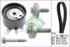 Комплект ГРМ (ремінь + ролик) DACIA DOKKER, DUSTER, LODGY, LOGAN, LOGAN EXPRESS, LOGAN II, LOGAN MCV, LOGAN MCV II, SANDERO, SANDERO II NISSAN ALMERA II, CUBE, JUKE, KUBISTAR 1.0-1.5D 06.01 INA 530019710