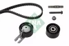 Комплект ГРМ (ремінь + ролик) CITROEN C1, C2, C2 ENTERPRISE, C3 I, C3 II, C3 PLURIEL, NEMO, XSARA FORD FIESTA, FIESTA V, FIESTA VI, FUSION MAZDA 2 PEUGEOT 1007, 107, 206, 206+ 1.4D/2.0D 07.01 INA (530023910) зображення 2
