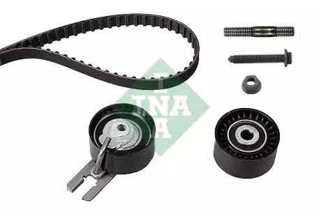 Комплект ГРМ (ремінь + ролик) CITROEN C1, C2, C2 ENTERPRISE, C3 I, C3 II, C3 PLURIEL, NEMO, XSARA FORD FIESTA, FIESTA V, FIESTA VI, FUSION MAZDA 2 PEUGEOT 1007, 107, 206, 206+ 1.4D/2.0D 07.01 INA 530023910