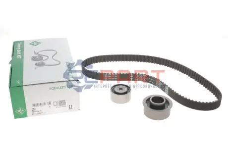 Комплект ГРМ (ремінь + ролик) HYUNDAI COUPE I, COUPE II, ELANTRA III, ELANTRA V, HIGHWAY, IX35, LANTRA II, TIBURON, TRAJET, TUCSON KIA CARENS I, CERATO I, SPORTAGE 1.8/2.0/2.0LPG 04.94-12.16 INA 530033010 Купити в Україні