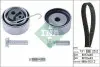 Фото Комплект ГРМ (ремінь + ролик) CHEVROLET CRUZE, TRAX OPEL ASTRA G, ASTRA H, ASTRA H CLASSIC, ASTRA H GTC, ASTRA J, ASTRA J GTC, COMBO, COMBO TOUR, CORSA C, CORSA D, MERIVA A, MERIVA B 1.7D 02.00 INA (530033810) зображення 2
