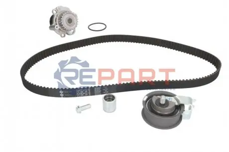 Комплект ГРМ (ремінь + ролик + водяний насос) AUDI A3, TT SEAT ALHAMBRA, LEON, TOLEDO II SKODA OCTAVIA I VW BORA, BORA I, GOLF IV, NEW BEETLE, SHARAN 1.8 09.96-12.10 INA 530034430