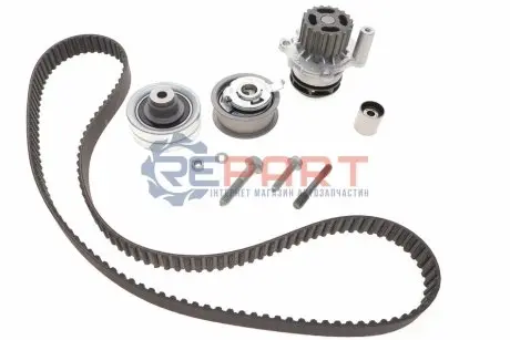 Комплект ГРМ (ремінь + ролик + водяний насос) AUDI A3 SEAT CORDOBA, CORDOBA VARIO, IBIZA II, IBIZA III, LEON, TOLEDO II SKODA FABIA I, OCTAVIA I, SCALA VW BORA I, GOLF IV, POLO 1.6D/1.9D 09.96 INA 530036131 Купити в Україні