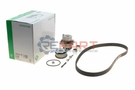 Комплект ГРМ (ремінь + ролик + водяний насос) AUDI A3, A4 B6 SEAT ALTEA, ALTEA XL, LEON, TOLEDO III SKODA OCTAVIA II VW EOS, GOLF PLUS V, GOLF V, JETTA III, PASSAT B6, TOURAN 2.0 07.02-11.10 INA 530044532 Купити в Україні