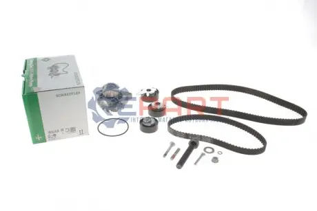 Комплект ГРМ (ремінь + ролик + водяний насос) AUDI A6 C4 VW LT 28-35 II, LT 28-46 II, TRANSPORTER T4 2.4D/2.5D 07.90-07.06 INA 530048330 Купити в Україні