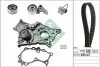 Фото Комплект ГРМ (ремінь + ролик + водяний насос) TOYOTA AVENSIS, AVENSIS VERSO, COROLLA, COROLLA VERSO, PREVIA II, RAV 4 II 2.0D 09.97-03.09 INA (530054330) зображення 18