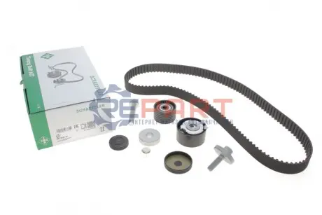 Комплект ГРМ (ремінь + ролик) DACIA DUSTER RENAULT CLIO III, FLUENCE, GRAND SCENIC II, GRAND SCENIC III, LAGUNA II, LAGUNA III, MEGANE, MEGANE II, MEGANE III, MODUS, SCENIC I 1.6-2.0 09.99 INA 530063910 Купити в Україні