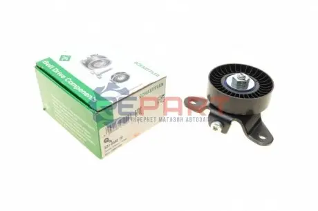 Натягуючий ролик поліклинового ременя FORD COURIER, ESCORT CLASSIC, ESCORT VI, FIESTA, FIESTA III, FIESTA IV MAZDA 121 III 1.8D 03.89-04.03 INA 531054010