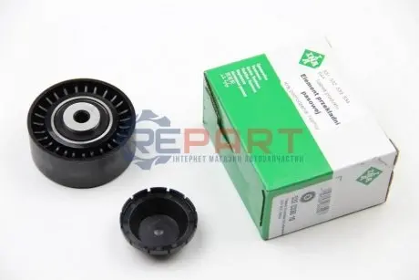 Ролик поліклинового ременя AUDI A3 SEAT CORDOBA, CORDOBA VARIO, IBIZA II, INCA, LEON, TOLEDO II SKODA OCTAVIA I VW BORA, BORA I, CADDY II, GOLF IV, NEW BEETLE, POLO 1.6D/1.8/1.9D 11.95-03.13 INA 532033010 Купити в Україні